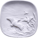 Ducks Flying Plate Plaque