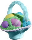 Egg Basket Small Plaster Statue