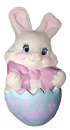 Bunny with Cracked Egg Plaster Plaque