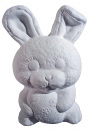 Bunny with Egg Plaster Plaque