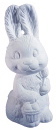Bunny with Basket Plaster Plaque