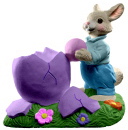 Rabbit with Cracked Egg Bowl Plaster Vase