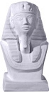 King Tut Bust on Base Plaster Statue Small
