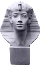 Ramses Bust Plaster Statue