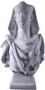 Egyptian King Plaster Statue