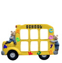 ABC 123 School Bus Plaster Picture Frame