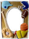 Sports Plaster Picture Frame