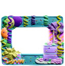 Birthday Plaster Picture Frame