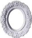 Oval Frowers Plaster Picture Frame