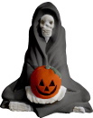 Grim Reaper Plaster Statue