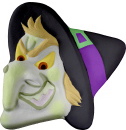 Witch head Plaster Plaque