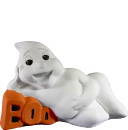 Boo Ghost Plaster Statue