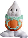 Ghost with Pumpkin costume Plaster Statue