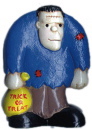 Trick or Treat Frankenstein Plaster Statue