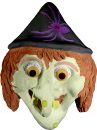 Witch head with spider Plaster Plaque