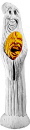 Slim Ghost with Jack O Lantern Plaster Statue