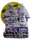 Haunted House Plaster Plaque