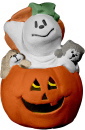 Peek a Boo Ghost Plaster Statue