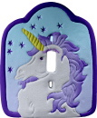 Unicorn Plaster Light Switch Plate