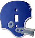 Football Helmet Plaster Light Switch Plate