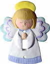 Girl Angel Plaster Light Switch Plate