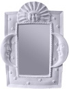 Sun and Moons Plaster Mirror Rectangle