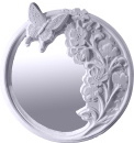 Butterfly Plaster Mirror