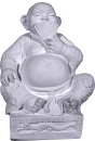 Buddha with Fan Plaster Statue