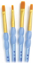 GOLDEN TAKLON 4 PC SHADER BRUSH SET - Royal Langnickel