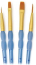 GOLDEN TAKLON 4 PC ASSORTED BRUSH SET - Royal Langnickel