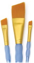 GOLDEN TAKLON 3 PC ANGULAR BRUSH SET - Royal Langnickel