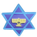 Star of David Plaster Plaque