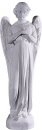 Angel with Folded Hands Plaster Statue