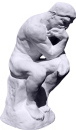 Thinker Plaster Statue Large