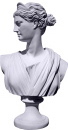 Diana Bust Plaster Statue