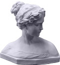 Artemis Bust Plaster Statue