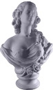 Roses Lady Bust Plaster Statue18