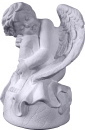 Cherub Resting Plaster Statue
