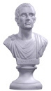 Caesar Miniature Bust Plaster Statue