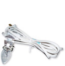Cord with Clip on Bulb and Switch - Plaster Ceramic Trees or Statues Darice