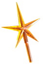 Large Tree Star Gold - for Plaster or Ceramic Trees or Lighted Statues