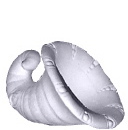 Horn of Plenty Plaster Statue Large