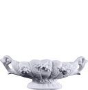 Oval Rose Centerpiece Plaster Vase