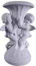 Two Cherubs  Plaster Vase