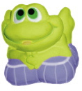 Frog with Sneakers Plaster Planter