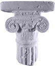 Ancient Ionic Column Plaster Wall Vase