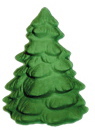 Tiny Pine Tree Plaster Statue