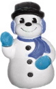 Snowman waving Plaster Plaque