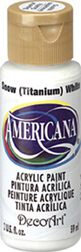 Americana Acrylics Snow Titanium White DecoArt