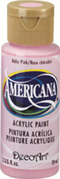 Americana Acrylics Baby Pink DecoArt